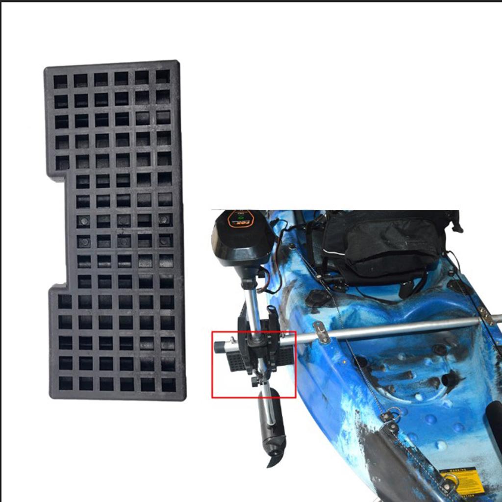 Fishing Boat Trolling Motor - カヤックボート用合金製トローリングモーター取り付け用強化ブロックボード DIY組立ブラケット 釣り用カヌーハードウェア
