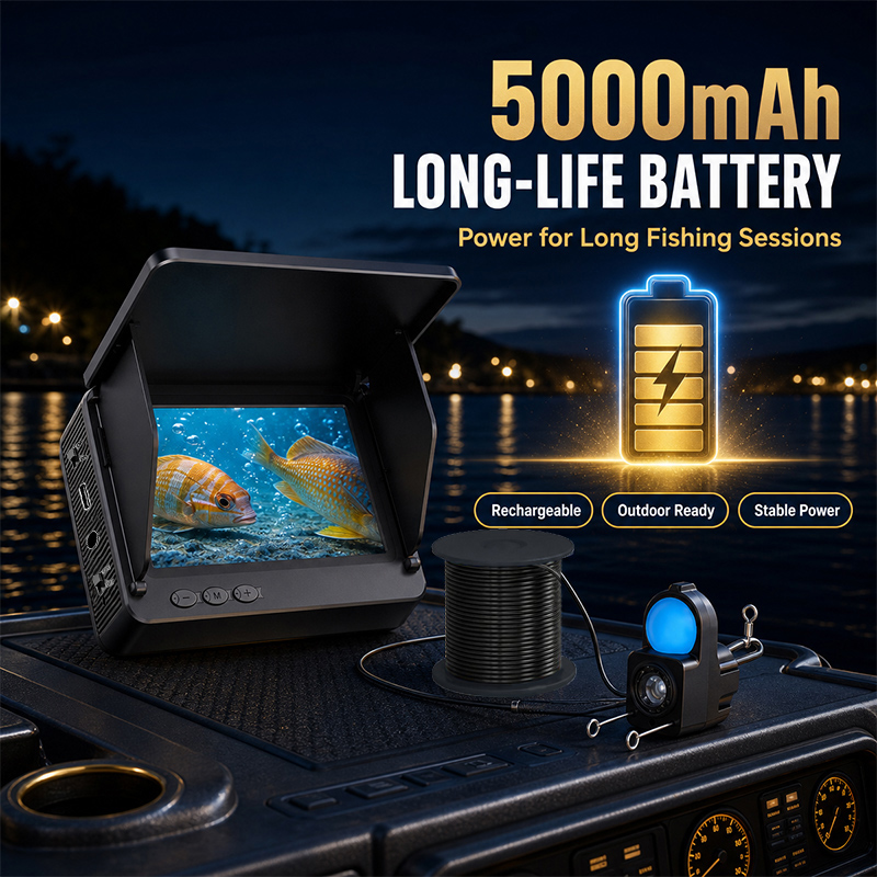 魚群探知機 水中カメラ 1080P HDモニター ナイトビジ - Fishing Boat Depth Finder のレビューと価格