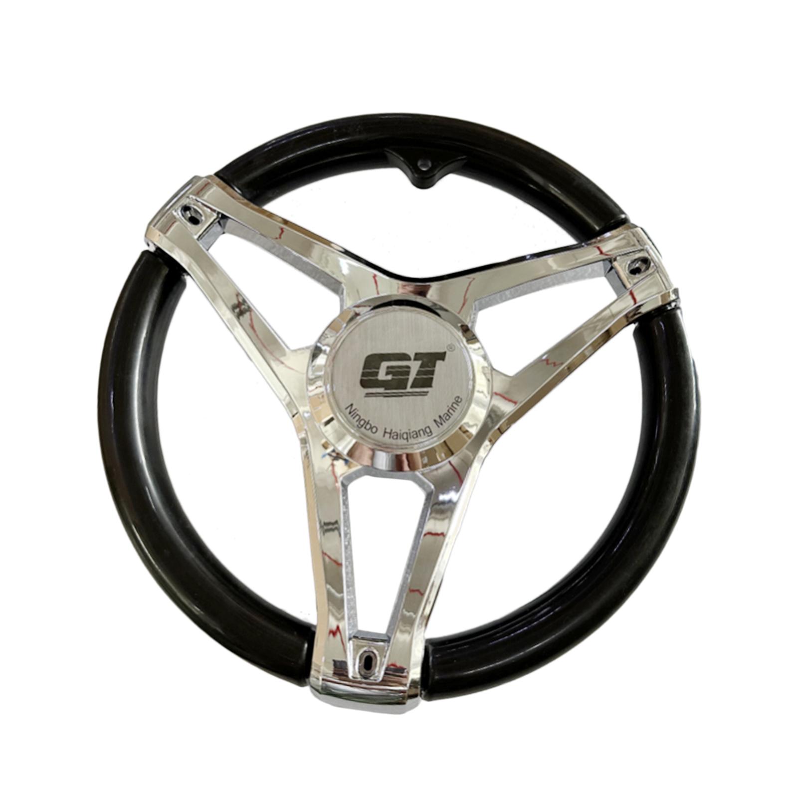 ユニバーサル 350mm マリンステアリングホイール ブラッ - Fishing Boat Steering Wheel のレビューと価格