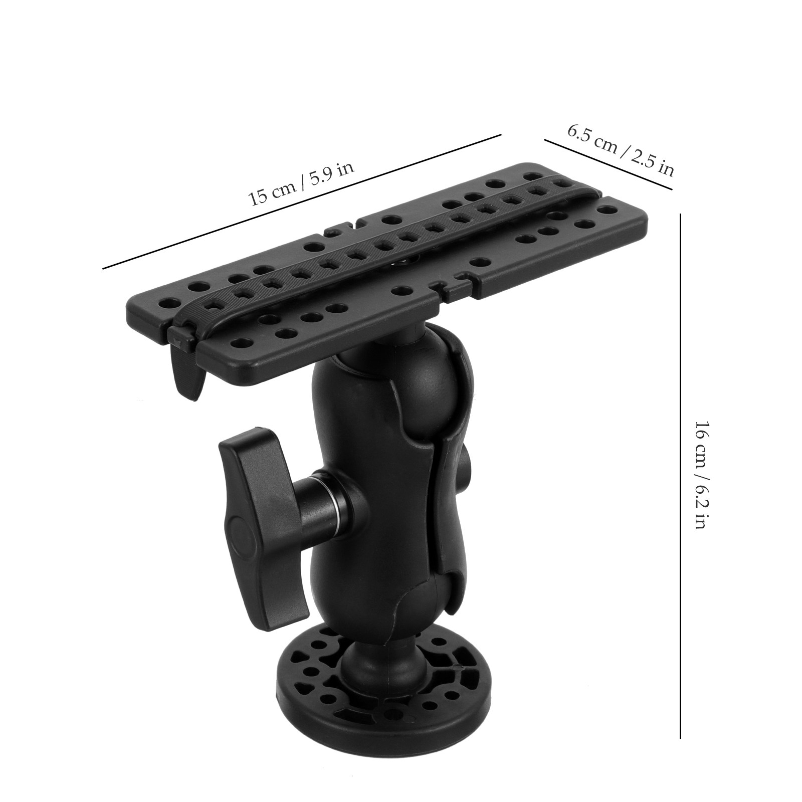 ボート用魚群探知機ホルダー。角度調整可能なヘッドマウントで、 - Fishing Boat Depth Finder のレビューと価格