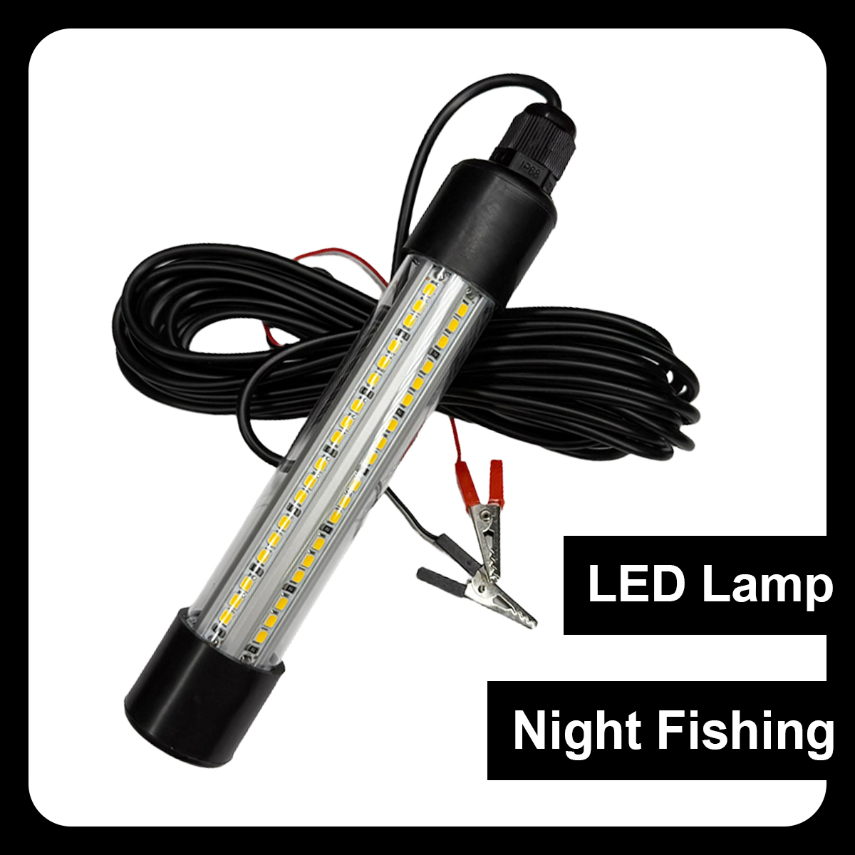 Led水中釣り灯探魚灯防寒船灯冷白/暖白/緑/青部品海深 - Fishing Boat Depth Finder のレビューと価格